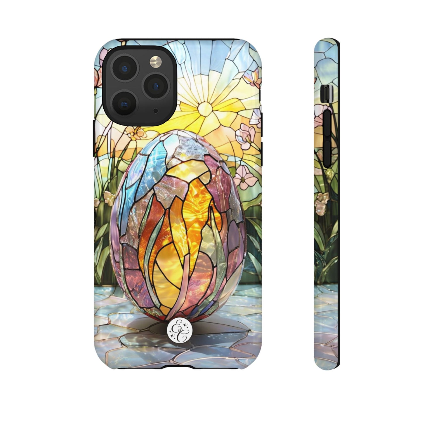 Easter Egg Stained Glass Tough Phone Case