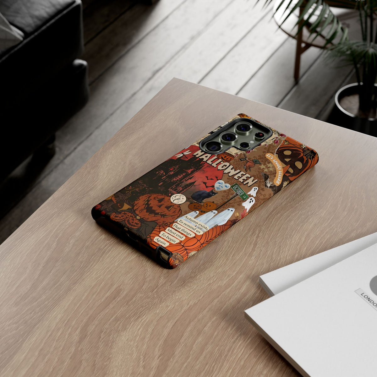 Spooky Season Vintage Collage Phone Case