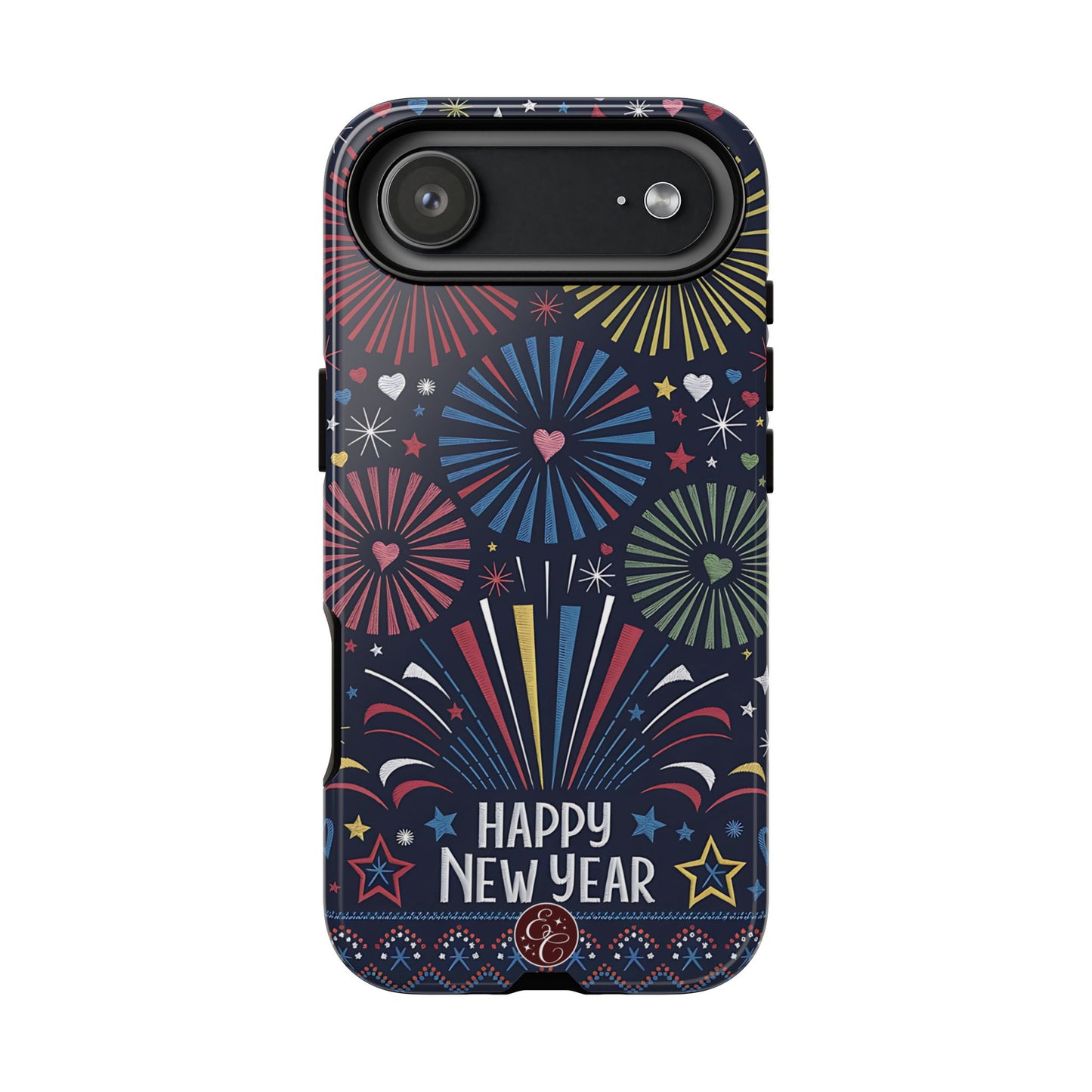 Happy New Year Fireworks Tough Phone Case