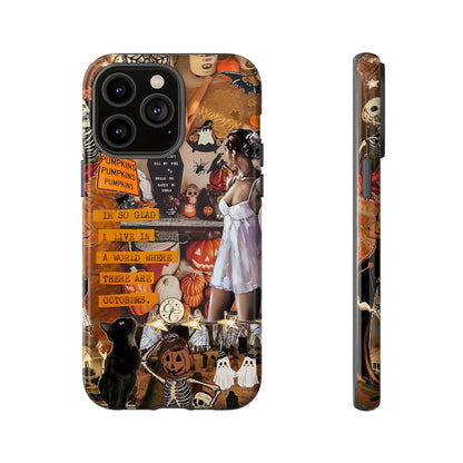 Halloween Aesthetic Collage Tough Phone Case