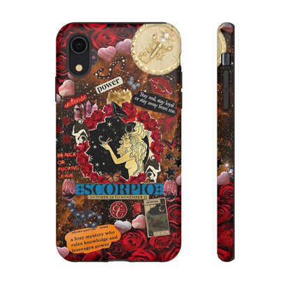 Scorpio Zodiac Star Sign Tough Phone Case