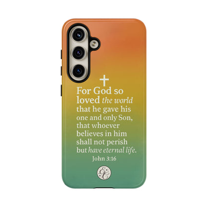 John 3:16 Tough Phone Case