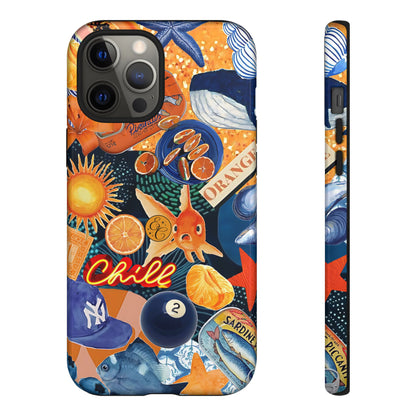 Nautical and Citrus Tough Phone Case