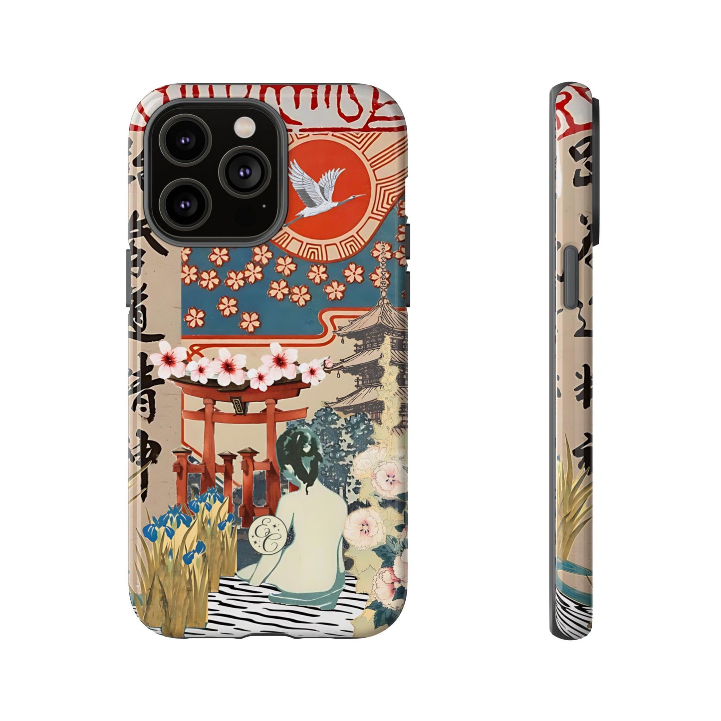 Japanese Style Art Tough Phone Case