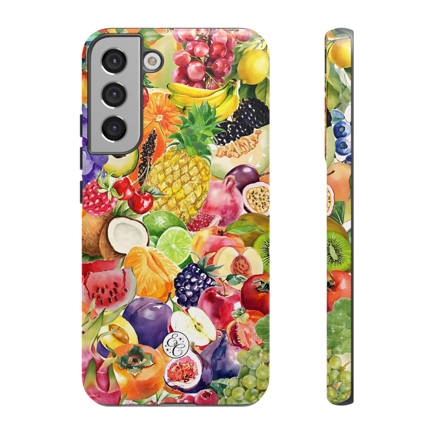 Colorful Fruits Collage Tough Phone Case