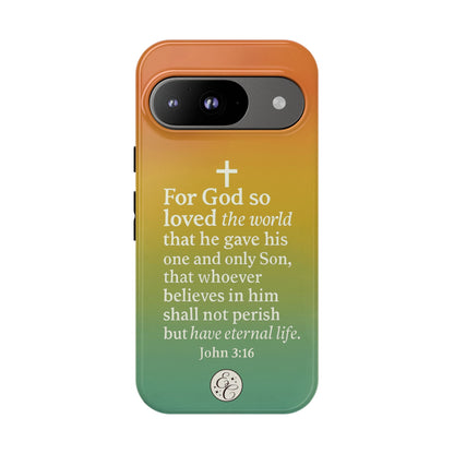 John 3:16 Tough Phone Case