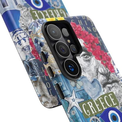 Greek Summer Collage Tough Phone Case
