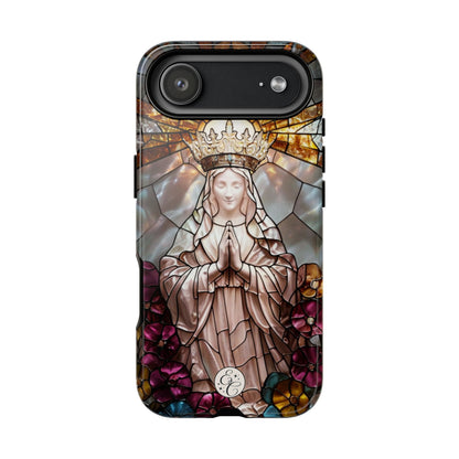 Virgin Mary Stained Glass Tough Phone Case