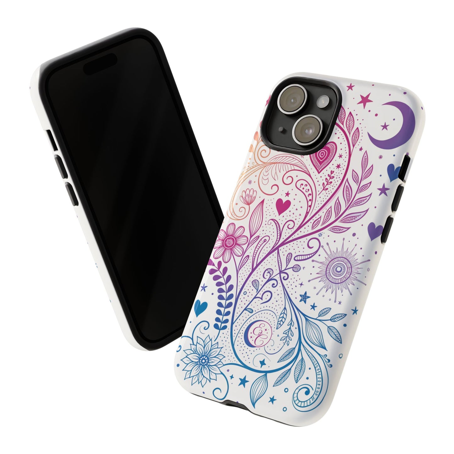 Subtel Bisexual Boho Doodle Tough Phone Case