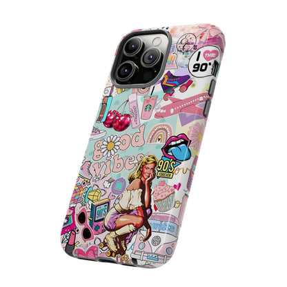 90s Nostalgia Collage Tough Phone Case