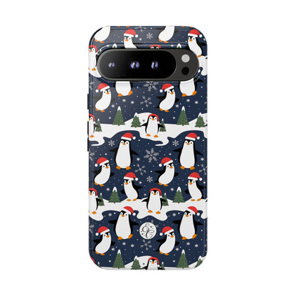 Cute Penguin Christmas Pattern Tough Phone Case