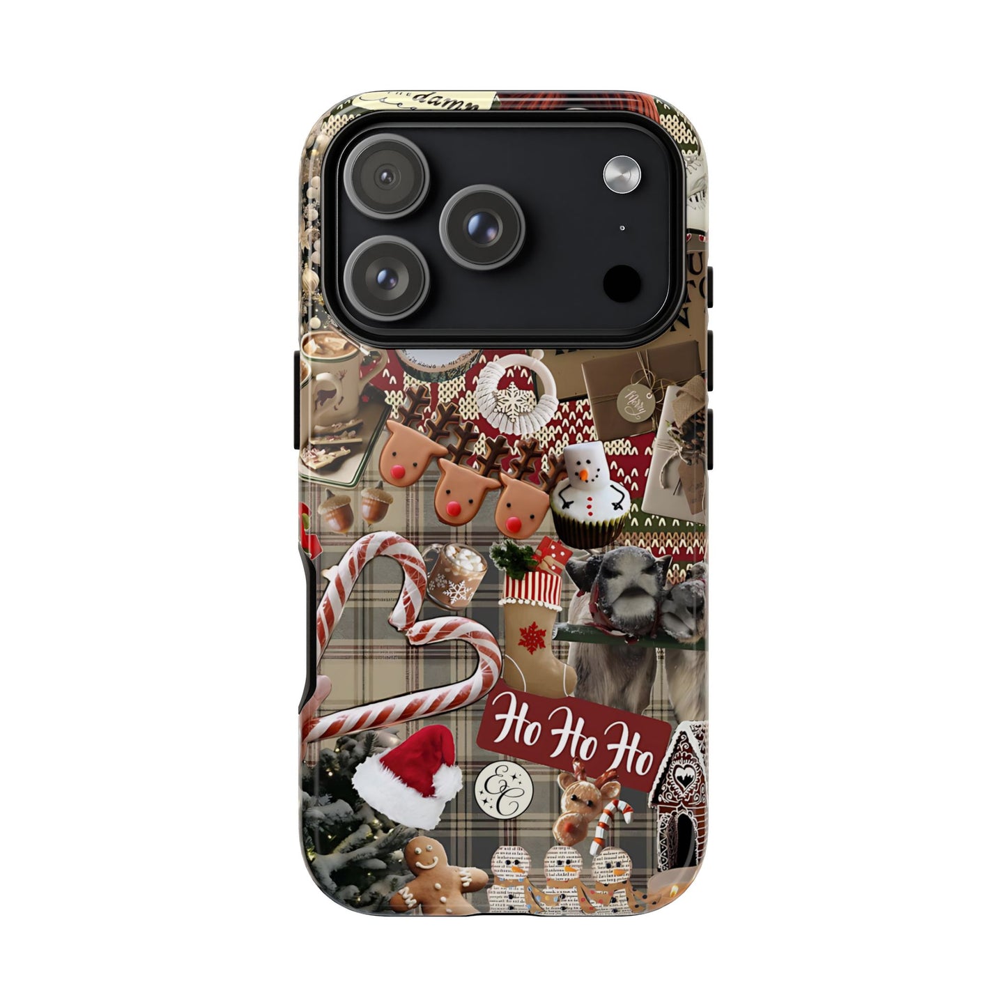 Christmas Festive Collage Tough Phone Case