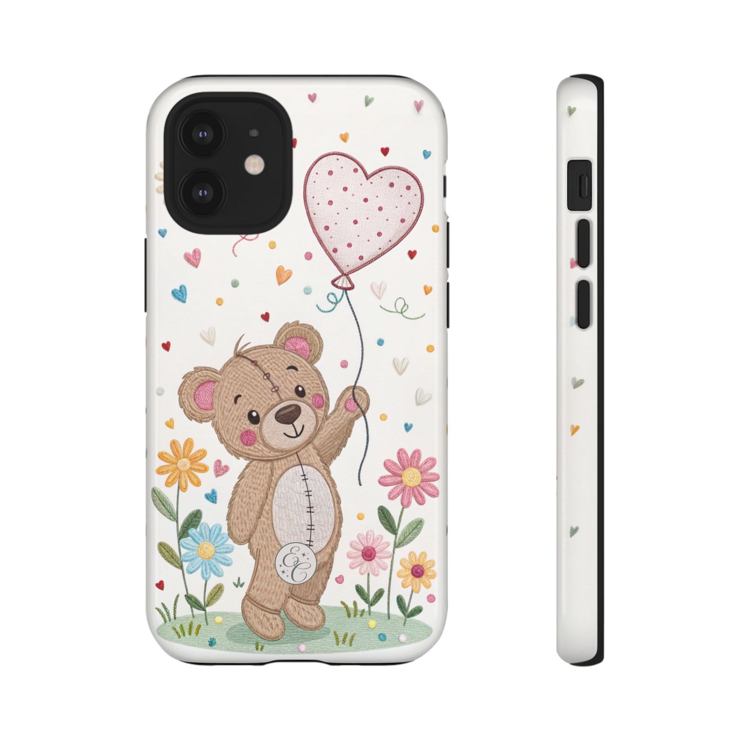Cute Teddy Bear Tough Phone Case