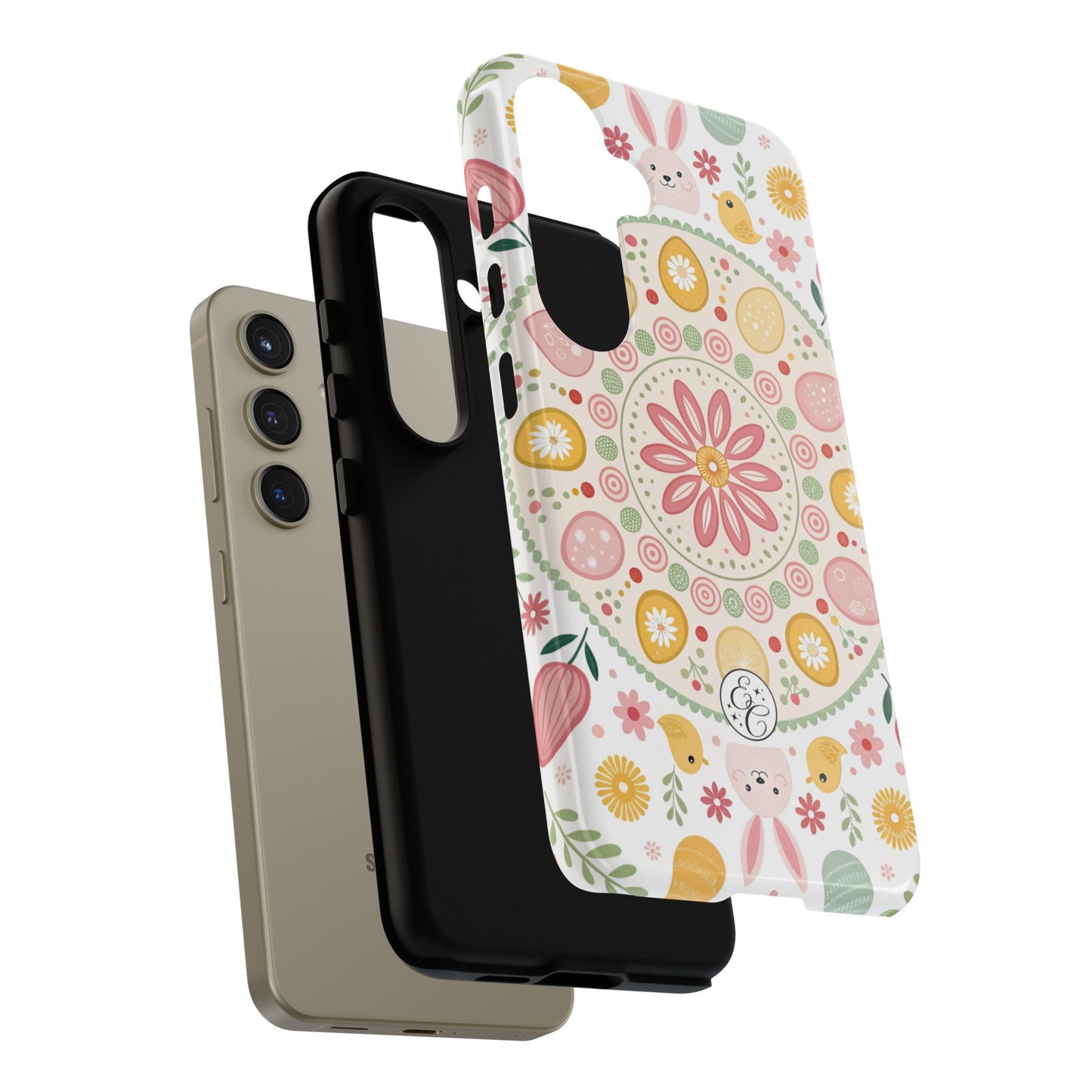 Colorful Easter Mandala Tough Phone Case