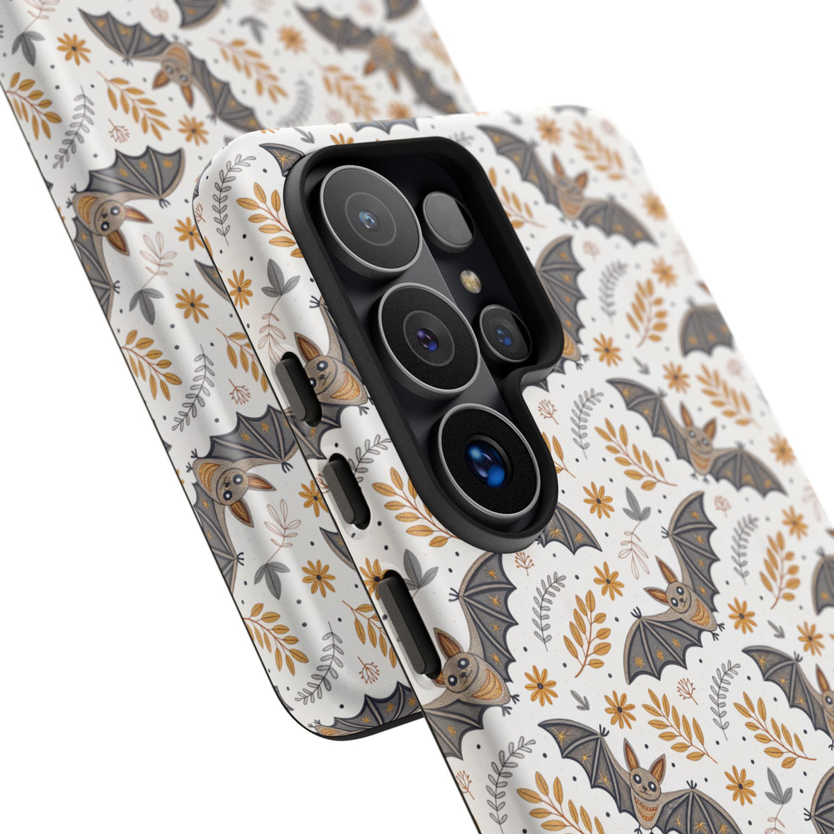 Boho Bat Pattern Halloween Phone Case