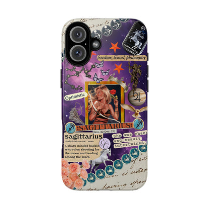 Sagittarius Zodiac Star Sign Tough Phone Case