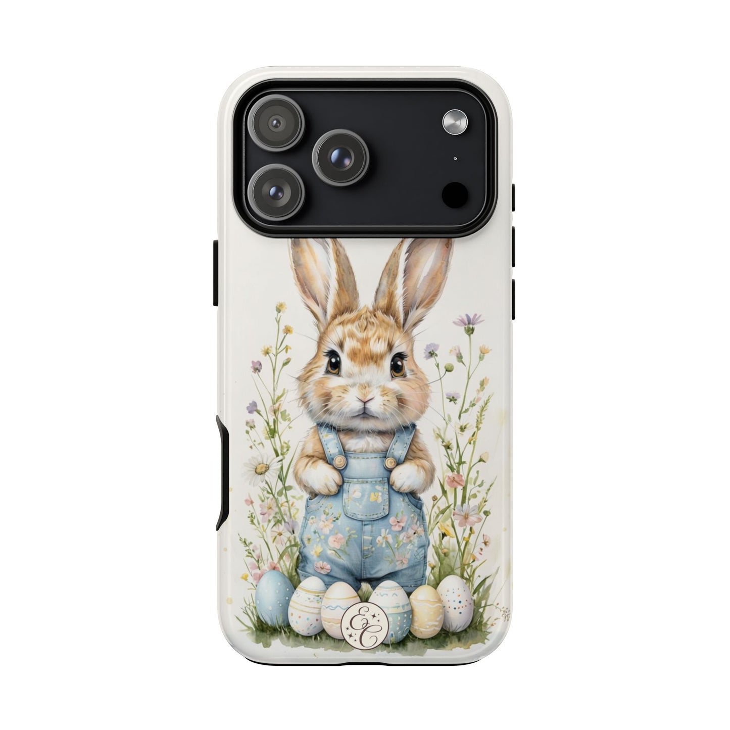 Bunny with Easter Eggs Tough Phone Case