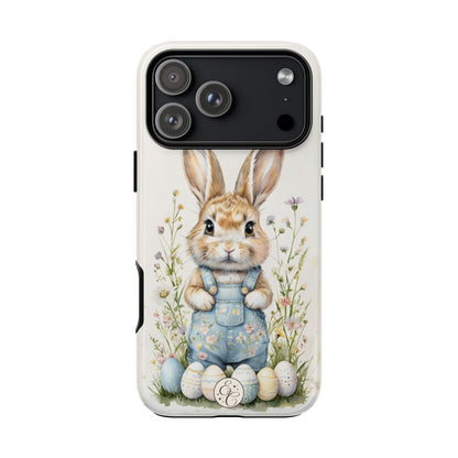 Bunny with Easter Eggs Tough Phone Case
