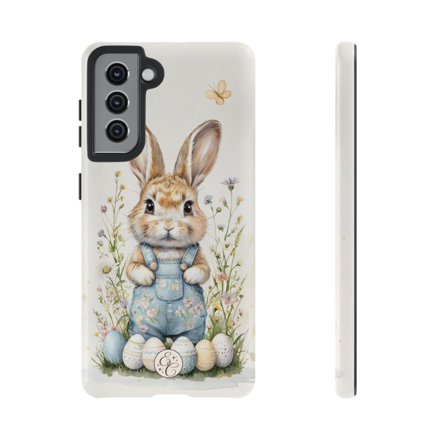Bunny with Easter Eggs Tough Phone Case