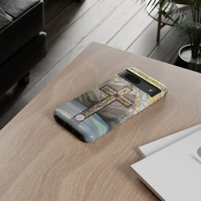 Stained Glass Cross Tough Phone Case