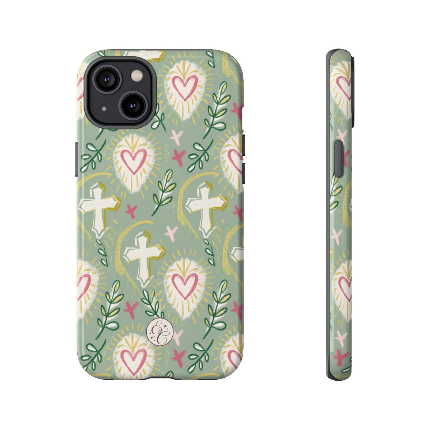Christian Cross Boho Pattern Tough Phone Case