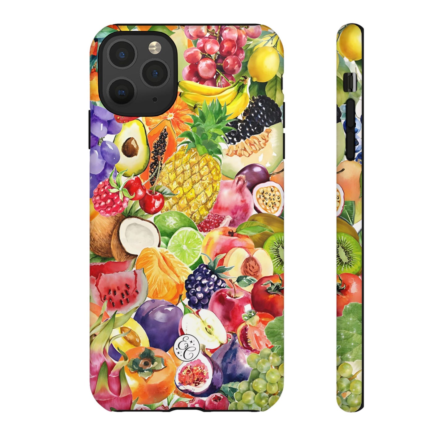 Colorful Fruits Collage Tough Phone Case