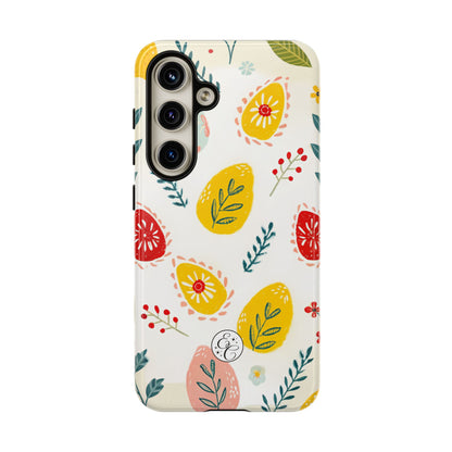 Colorful Easter Egg Pattern Tough Phone Case