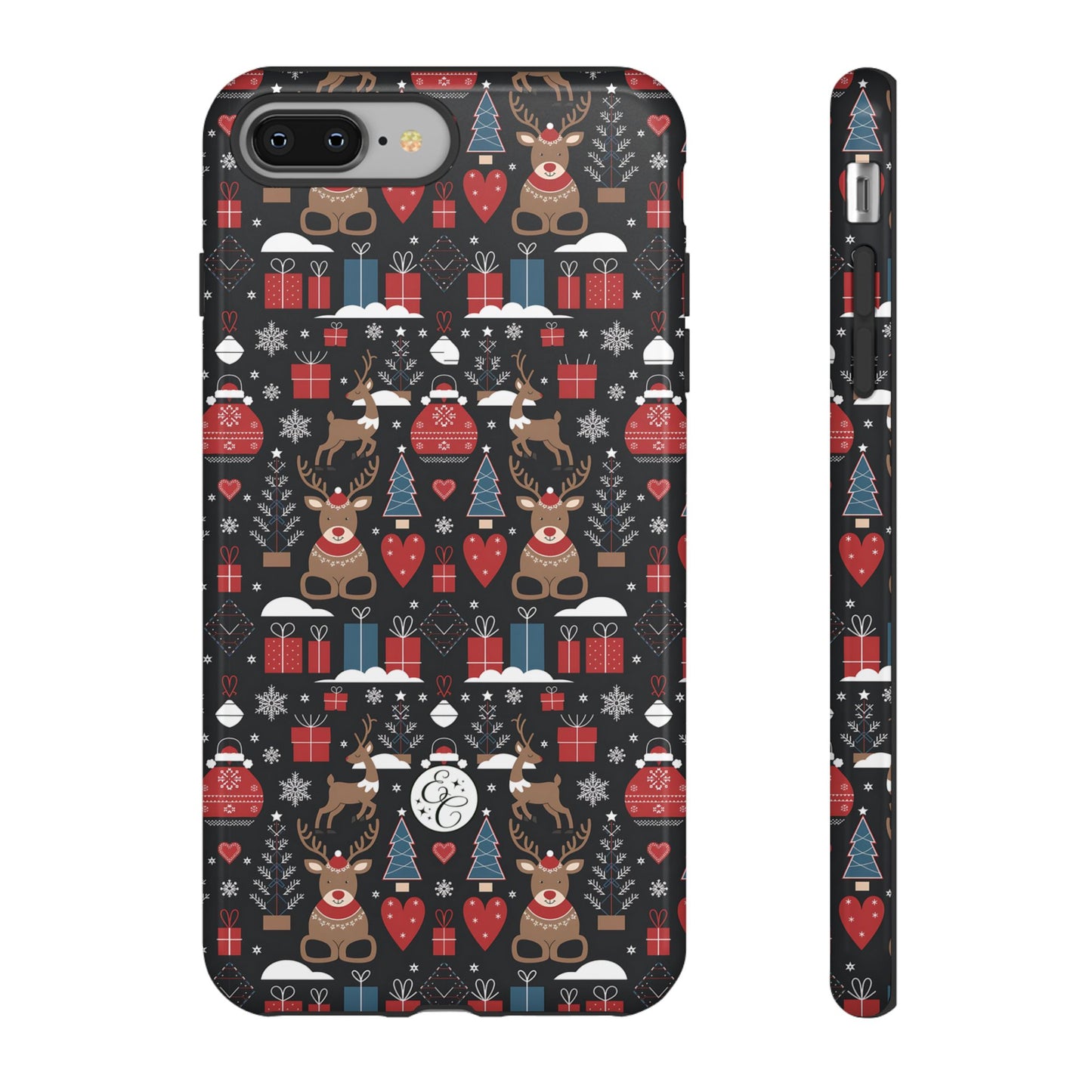 Christmas Holiday Pattern Tough Phone Case