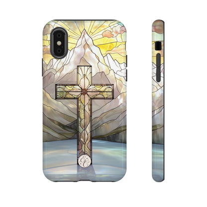 Stained Glass Cross Tough Phone Case