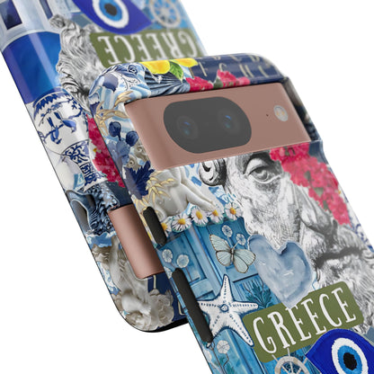 Greek Summer Collage Tough Phone Case