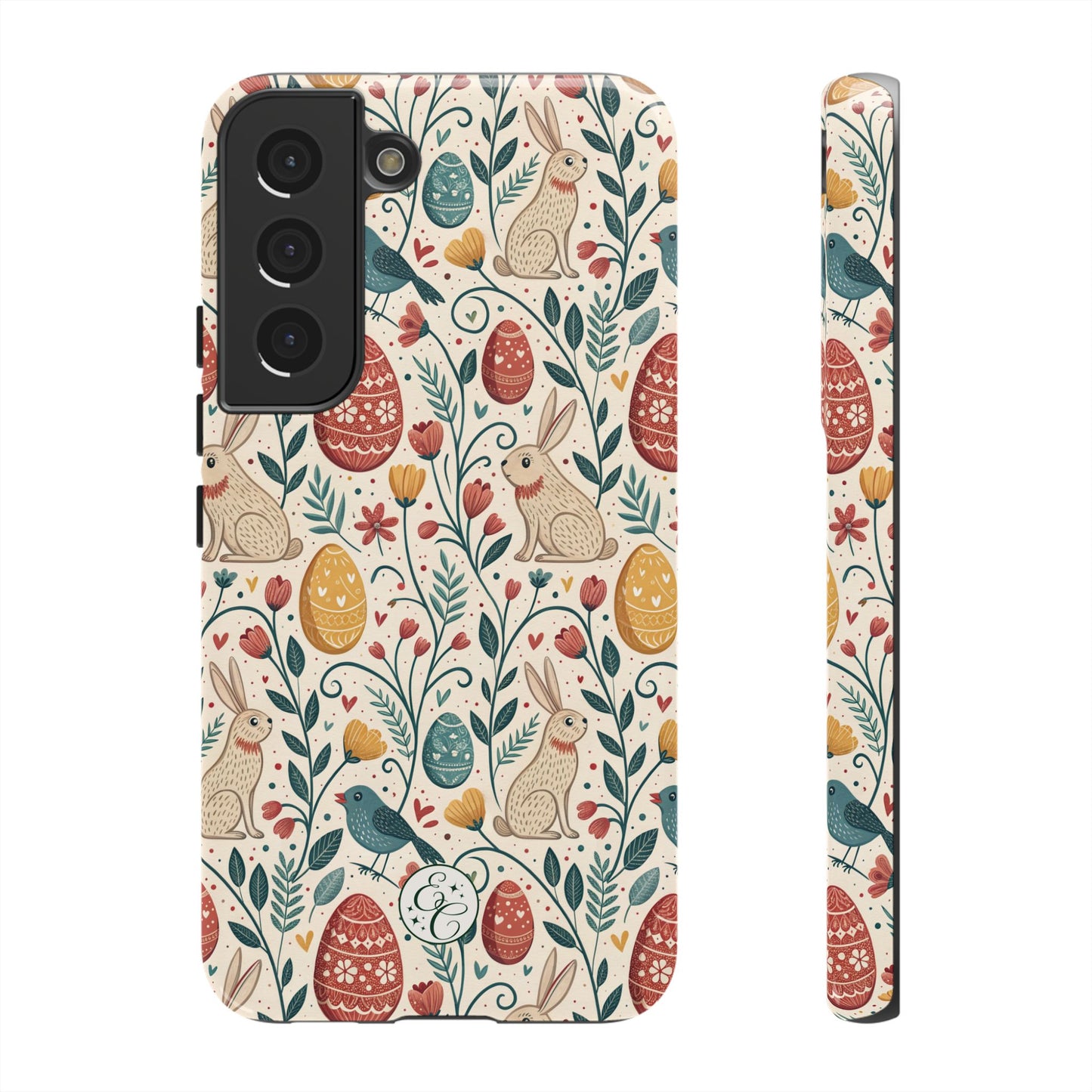 Vintage Easter Pattern Tough Phone Case