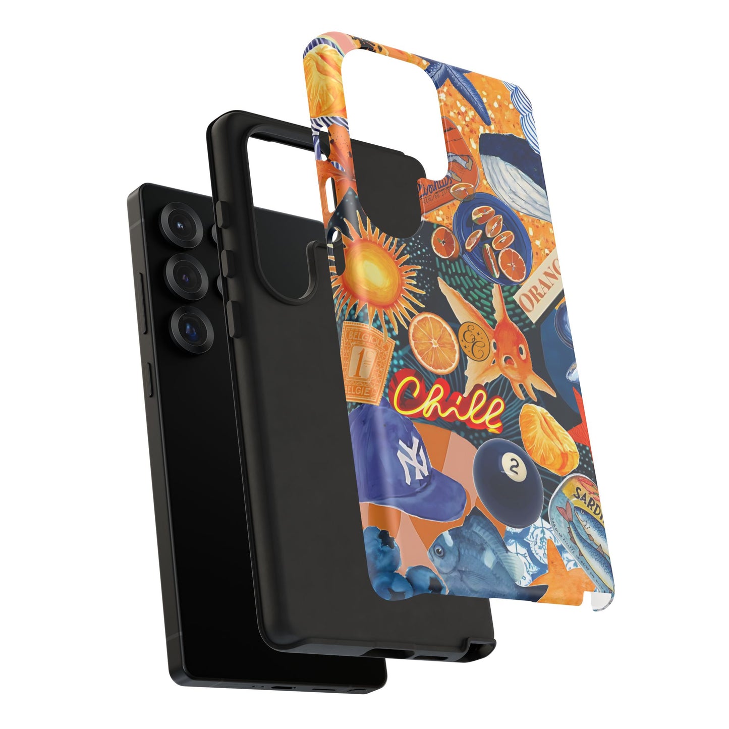 Nautical and Citrus Tough Phone Case