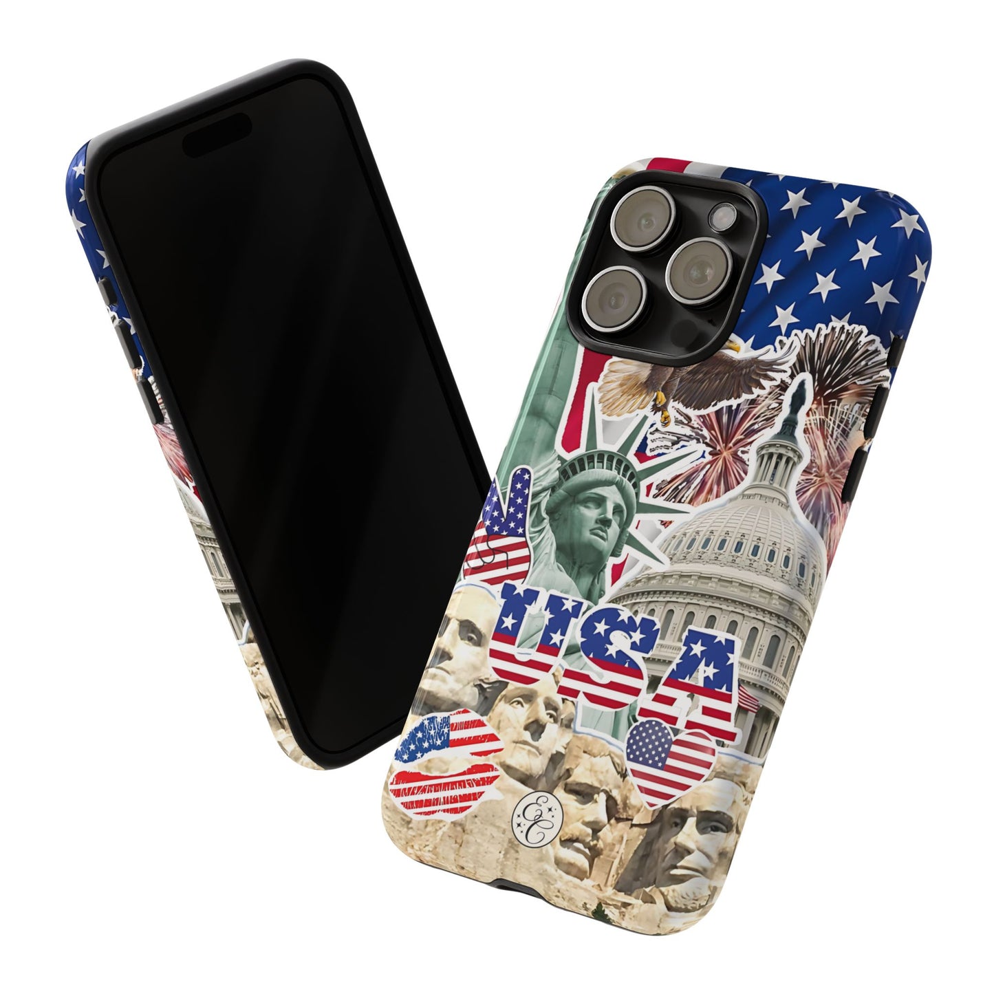 Patriotic USA Collage Tough Phone Case