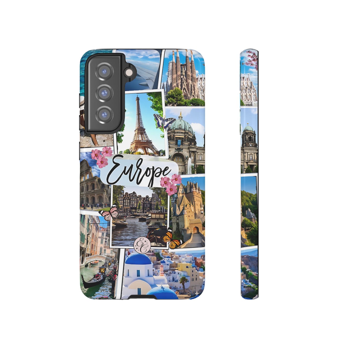 Europe Travel Collage Tough Phone Case