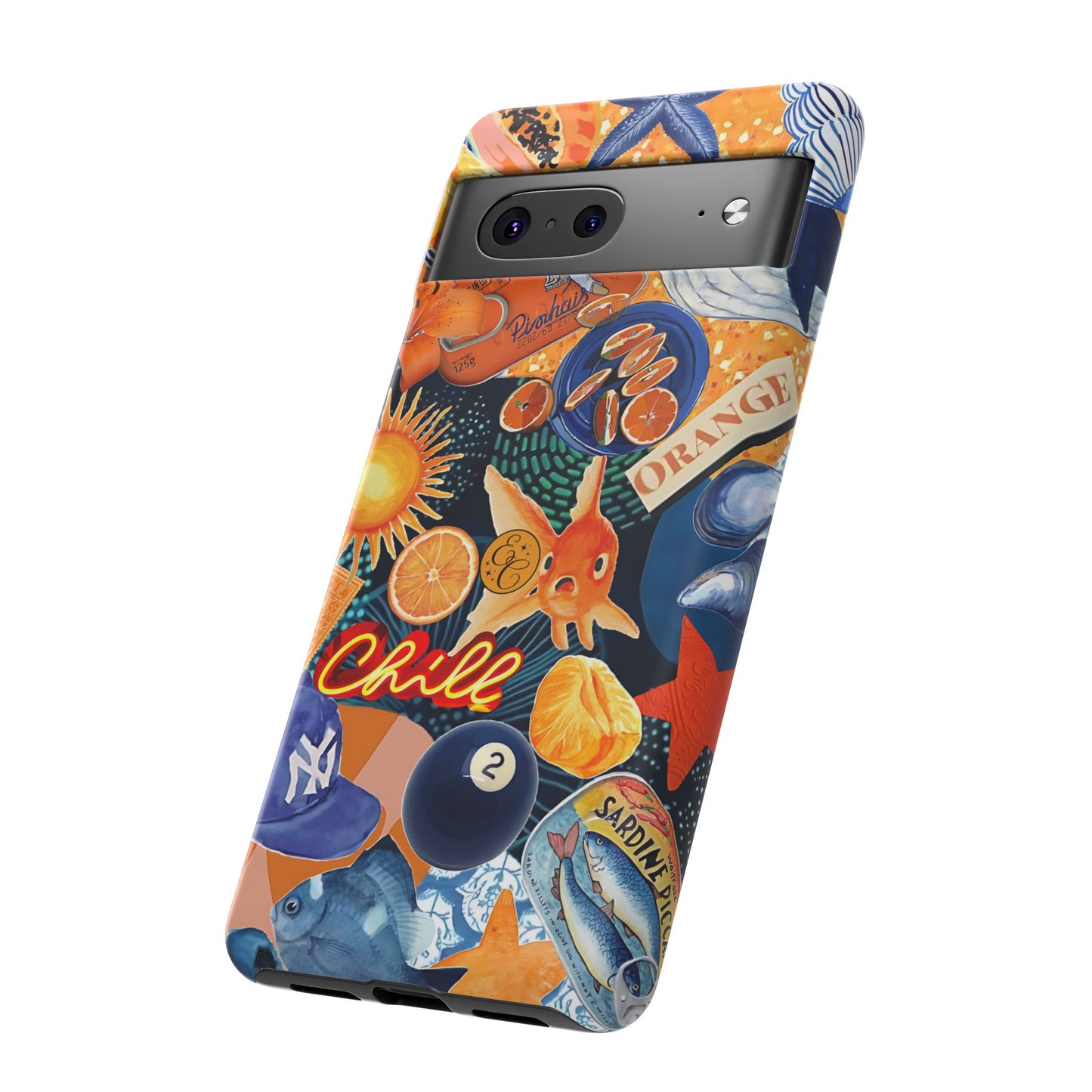 Nautical and Citrus Tough Phone Case