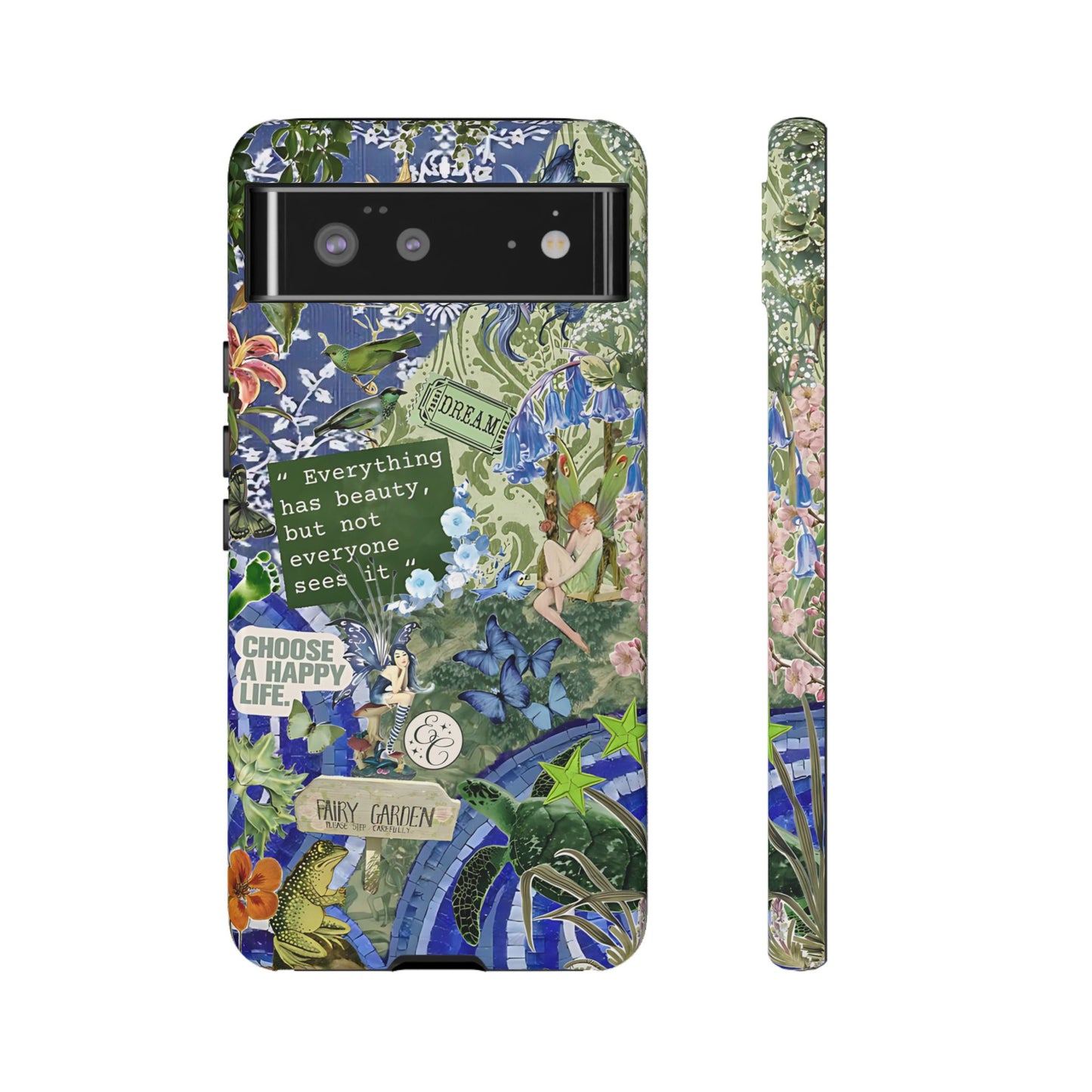 Fairy Garden Collage Tough Phone Case