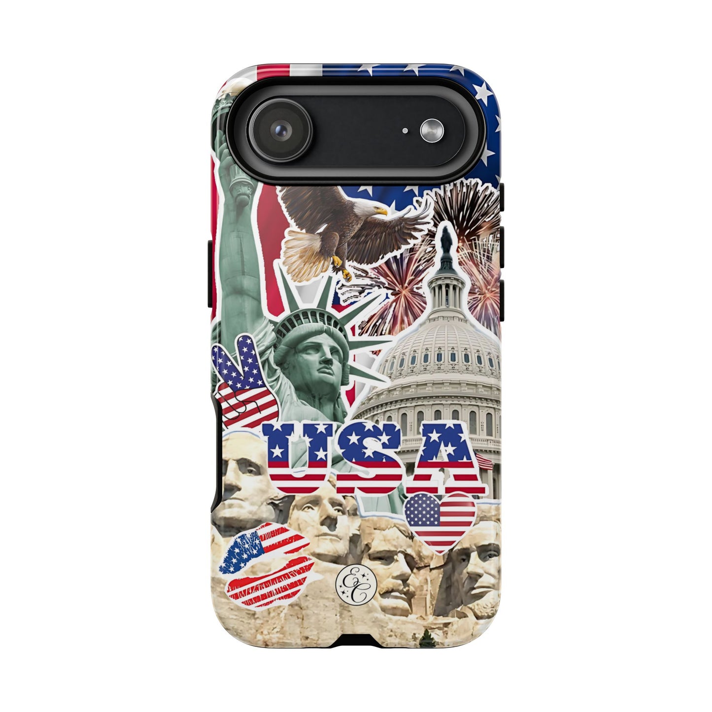 Patriotic USA Collage Tough Phone Case