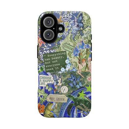 Fairy Garden Collage Tough Phone Case