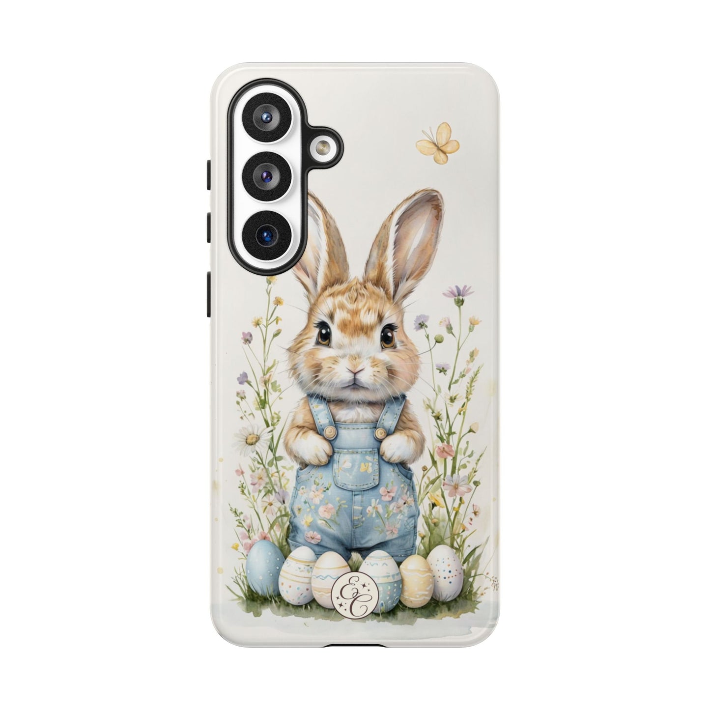 Bunny with Easter Eggs Tough Phone Case