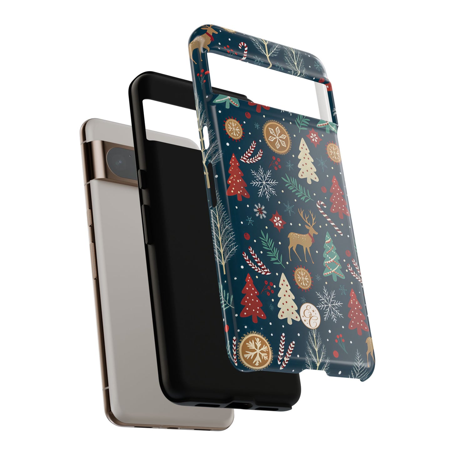 Christmas Holiday Pattern Tough Phone Case