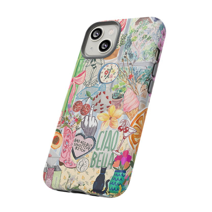 Coquette Art Collage Tough Phone Case