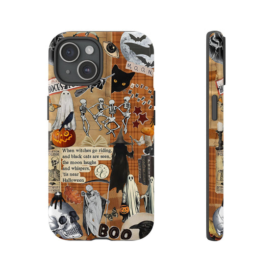 Halloween Spooky Collage Tough Phone Case