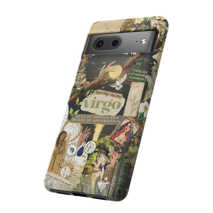 Virgo Vintage Zodiac Collage Tough Phone Case