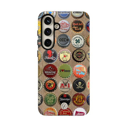 Beer Bottle Caps Tough Phone Case