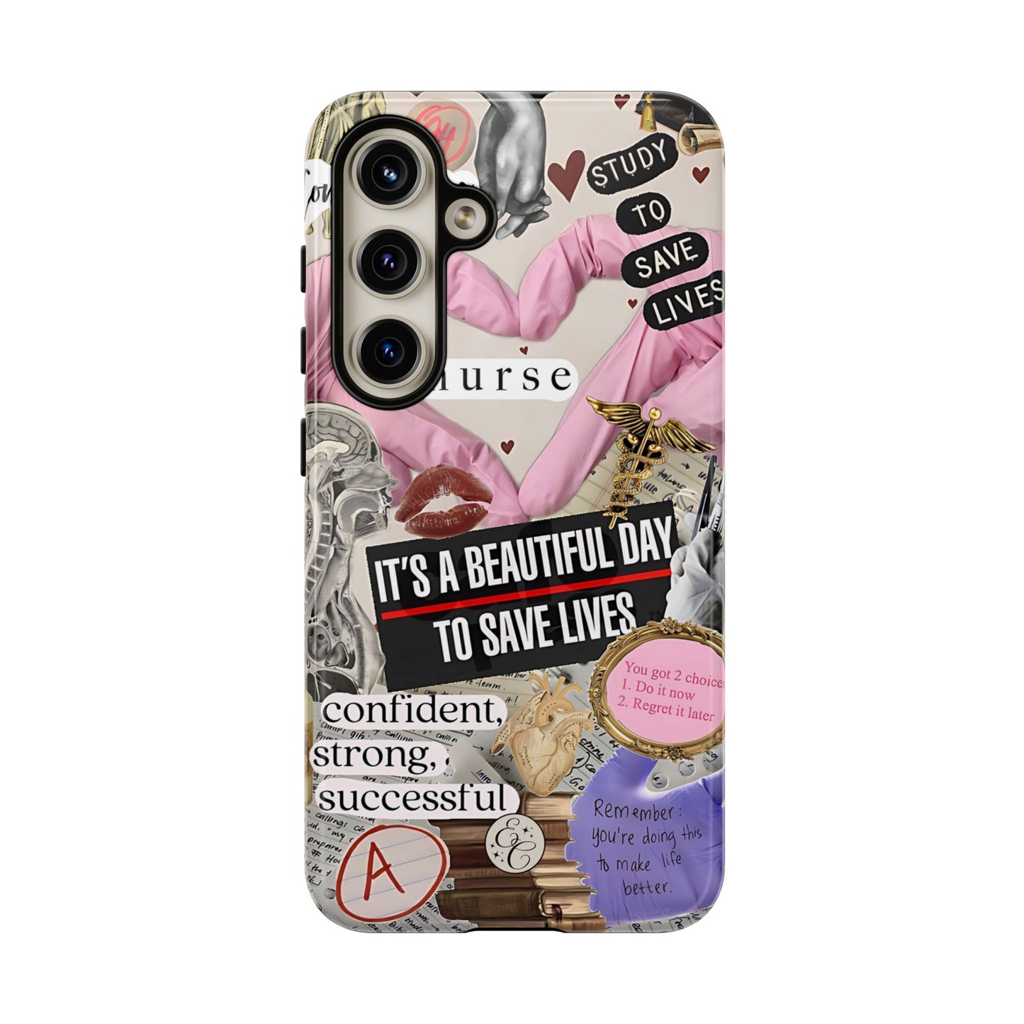 Nurse Inspirational Collage Tough Phone Case