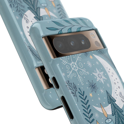 Winter Moon & Candles Tough Phone Case