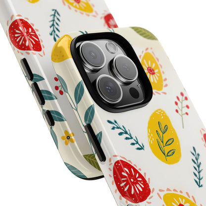 Colorful Easter Egg Pattern Tough Phone Case