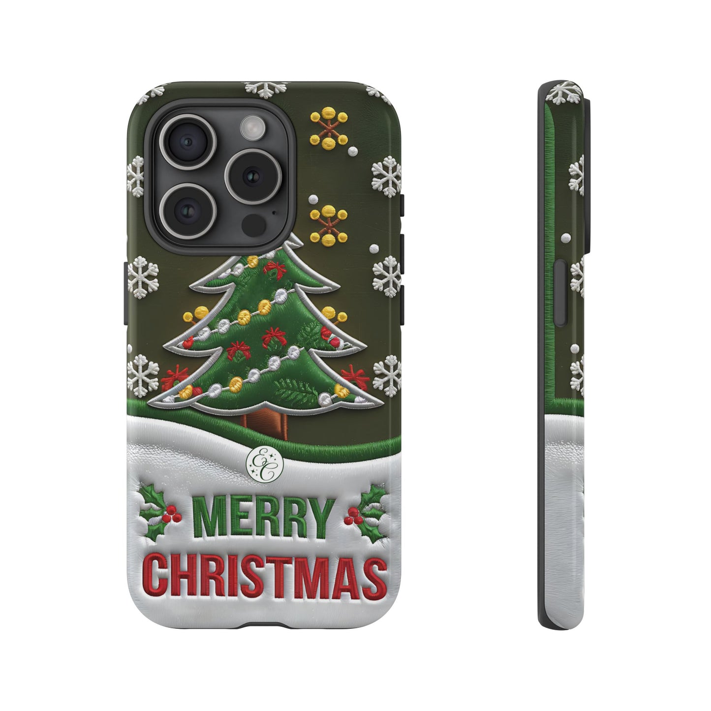 Merry Christmas Tree Tough Phone Case