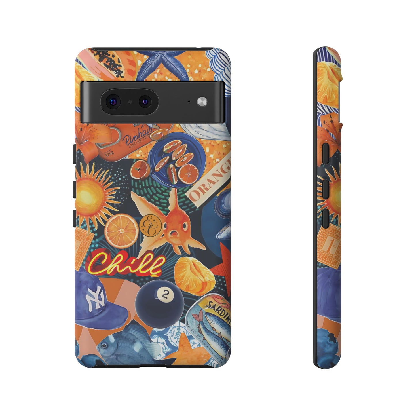 Nautical and Citrus Tough Phone Case