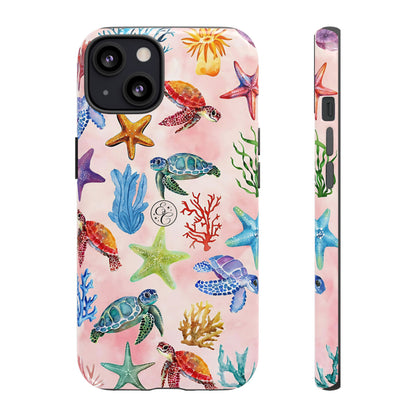 Colorful Marine Life Tough Phone Case